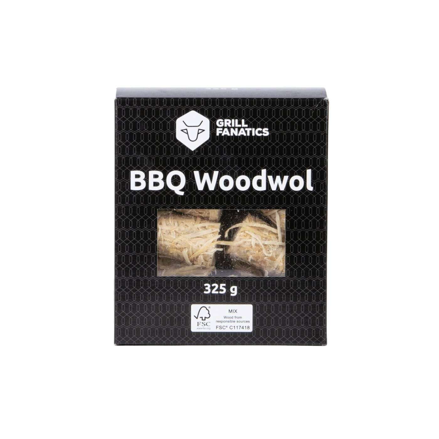 Grill Fanatics "Woodwool" sytyspalat 325g