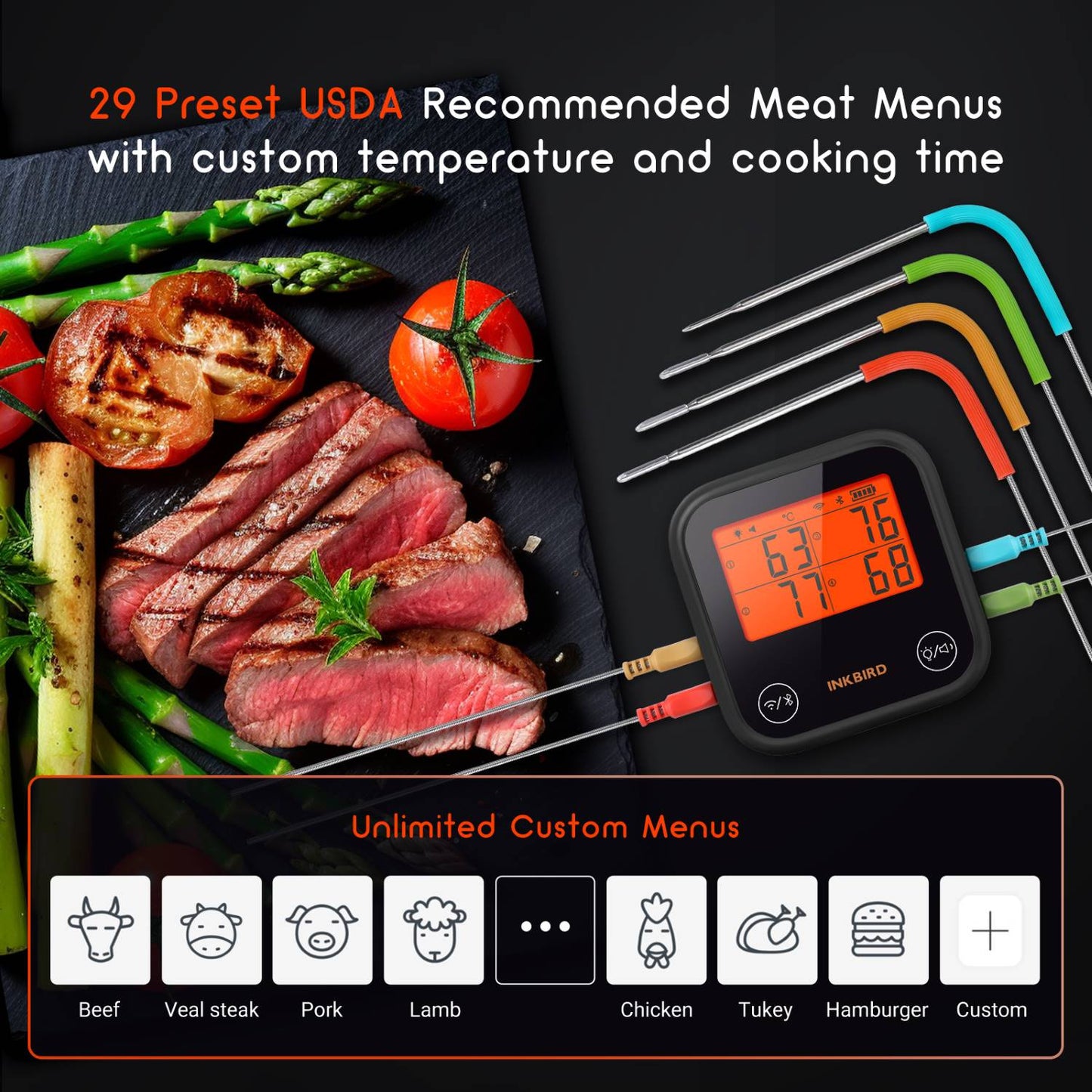 Inkbird IDT-34e Wifi/Bluetooth Paistomittari