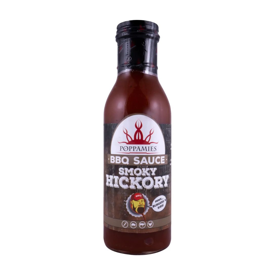 Poppamies Smoky Hickory BBQ-kastike 410g