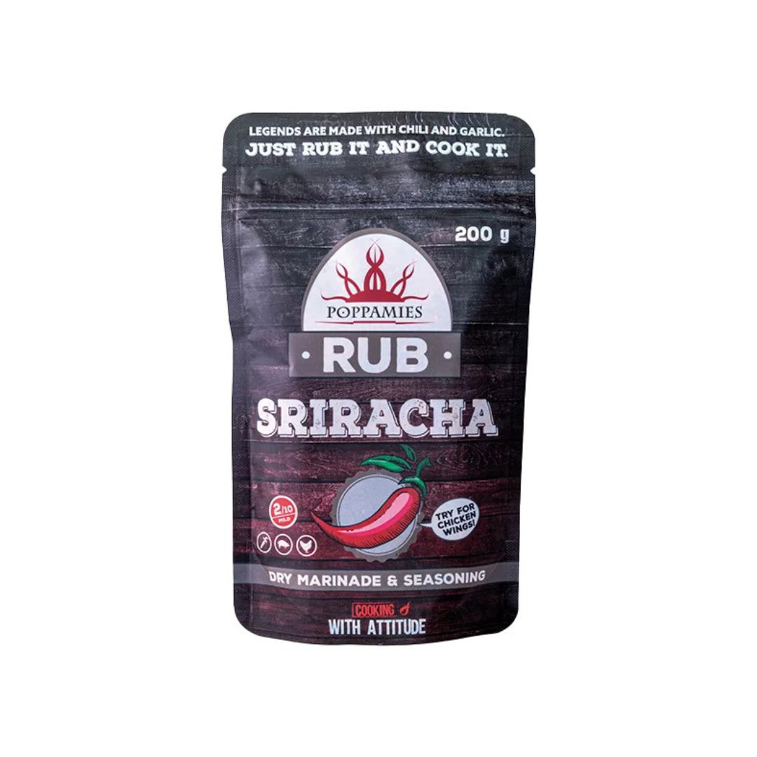Poppamies Sriracha Rub 200g